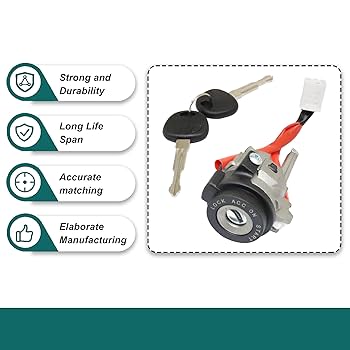 Amazon.com: GXARTS Ignition Switch Lock Cylinder Assembly